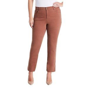 Gloria Vanderbilt Amanda Tapered Jean Raw Sienna